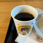 Tama Kafue - ジェラートサンドセット（抹茶）税込580円のホット有機栽培コーヒー