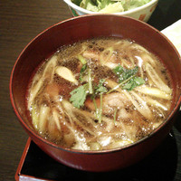 鴨料理専門店 鴨亭 - 甘めの鴨汁。鴨の脂がとにかく甘い！