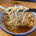 中華そば かなで 煮干編 - 麺はこんな感じ。