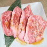 和牛焼肉食べ放題　肉屋の台所 - 和牛特上カルビ(タレ)