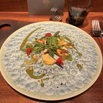 L'appartamento di NAOKI - 有機野菜達。ほうれん草のソース。