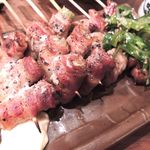 炭火焼　割鮮　煉 - 【再訪25.1】　１本１本がかなりデカイ！串盛り合わせ！