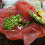 優寿司 - 鉄火丼大盛り１１０５円