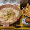 Parumenara - こぼれベーコンのパルメナーラ８５０円　フライドポテトMドリンク付き３２０円　　　　　　　　　　