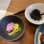 食堂 くるり - 漬物、ひじき煮【2022.5】