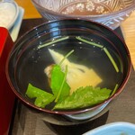 わたべ - お吸い物も大好きなの。たけのこ嬉しい。