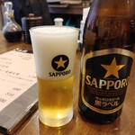 とんかつ 王龍 - 生ビールはありません。