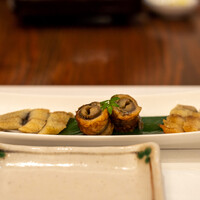 入谷鬼子母神門前のだや - 2022.5 うなぎ珍味三点盛り（1,848円）