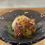 スシコーヒー - 新玉ねぎと蛍烏賊