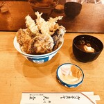 割烹旅館　天金 - 天金の天丼　1250円