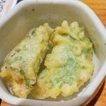 海鮮居酒屋 山傳丸 - お通し。毎回違うので楽しみです