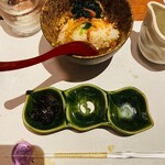 銀座 ゆかり - 白エビの茶漬けはさっぱりと美味しかった