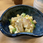 はかりめ じゅん - サービスのゴーヤと豚肉とたまごのチャンプル