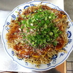 ねぎ畑 - そば入りお好み焼き