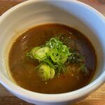 麺屋 高橋 - つけ汁のアップ