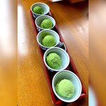 Chafe Chaki Chi - 抹茶ジェラート(五段階の抹茶)