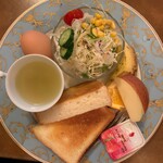 珈琲屋らんぷ - トーストセット650円