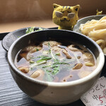 竹國 武蔵野うどん - 肉汁