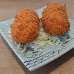 Milk Curry & Bar Bite - 紅白のクリームコロッケ(オマール海老と蟹)