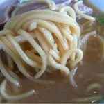 らうめん じょうもんや - スープに負けない力強い麺