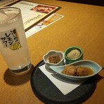 山海酒房 あかね屋 - レモンサワー