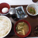 すき家 - 牛・たまかけ朝食350円(2022.5.7)