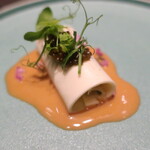 北海道焼肉 北うし - 毛蟹の春巻き 2022.5月