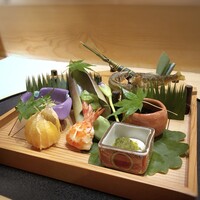 是しん - ◆八寸・・ワァ、美しく美味しそう。福岡では八寸を出すお店が少ないので、テンションが上がります。^^