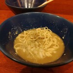 麺処 にぼし香 - スープ投入