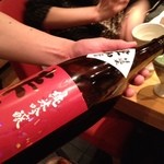 Sumibikushiyaki Hiyokunotori - オススメの地酒は冷酒で！