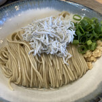 中華蕎麦 鳴神食堂 - 和え玉(白) しらすと白醤油