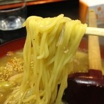 元祖 スタミナちゃんぽん  - 麺。（アップ）