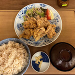 佐賀の湯処 KOMOREBI レストラン - 料理写真:みつせ鶏絶品唐揚げごはんセット