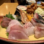 Sakanaya Doujou Uosensuisan - 刺身定食（上）　1,490円