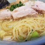 塩そば専門店 桑ばら - 太刀魚とあさりの中華そば（塩）