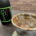 ゆう心 - ◯青島びんろう 芋焼酎25度　¥700…(旦那くん)宮崎ではロックはナミナミ♪