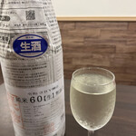 ゆう心 - ◯日本酒 長珍(ちょうちん)しんぶんし純米60無濾過生原酒　グラス¥700…米の甘味旨味が凝縮！甘味と酸味のバランスが良く、フルーティで美味♪