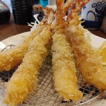 とんかつ 王龍 - 車海老フライ