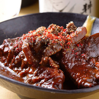 Nagoya specialty★ Red miso beef tendon stew!