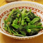 喜記 - 鹹魚妙裁菜(油菜心)野菜のハムユイ妙め
