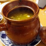 喜記 - 南瓜、クレソン、鶏レバーの煮込みスープ