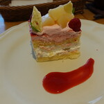 AfternoonTea TEAROOM - 桃のショートケーキ