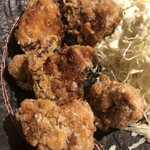 Daruma Sakaba - 鶏の唐揚げのアップ