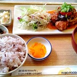 さち福や - 料理写真:鶏の唐揚 ネギ香味たれ定食