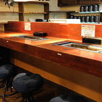 うなぎ処 桶松 - 内観カウンター