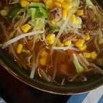そば処 久楽 - 「味噌ラーメン」着丼＼(^o^)／