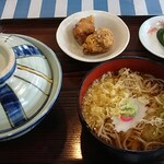 そば処 久楽 - 「天丼」着盆＼(^o^)／