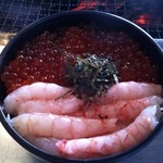 喰い処 鮭番屋 - いくら甘エビ丼