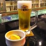 Tenkatsu - 生ビールとお通し