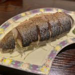 肉串専門店 肉乃 - 炙りしめ鯖　¥580(税抜)